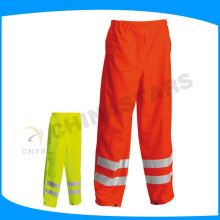 2015 impermeable pantalones reflectantes de trabajo con cinta en20471